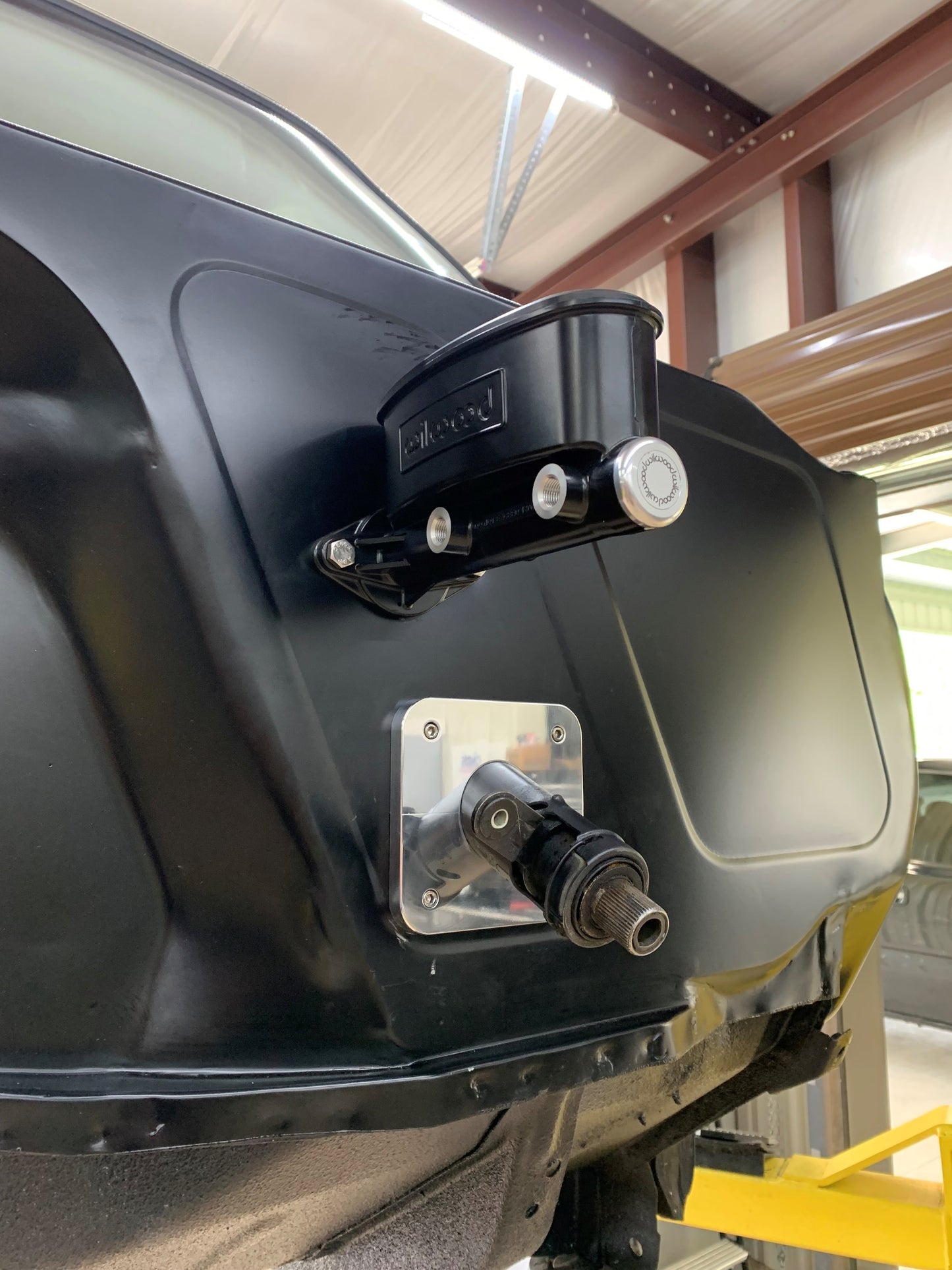 AMS Column Mount with Slosh Tubz Shaved Firewall Brace